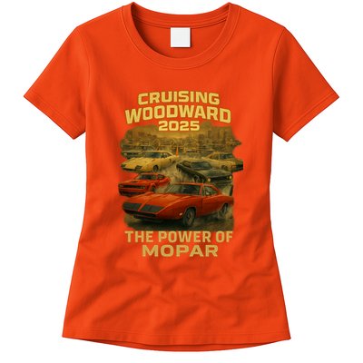 The Power Of Mopar 2025 Woodward Car Cruise Womens T-Shirt