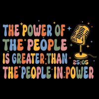 The People Of Power Is Greater Than The People In Power Drawstring Bag