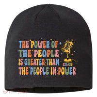 The People Of Power Is Greater Than The People In Power Sustainable Beanie