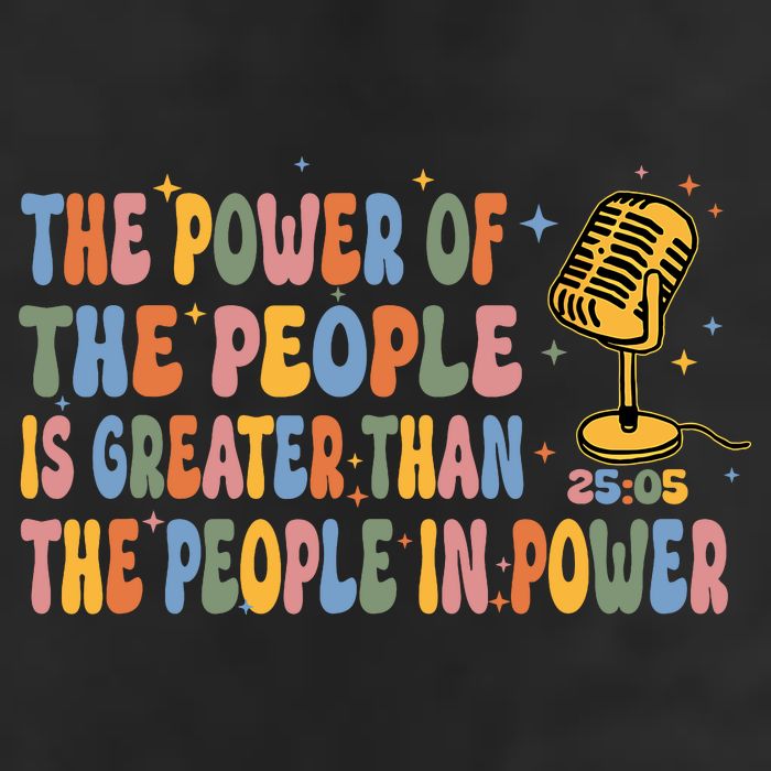 The People Of Power Is Greater Than The People In Power Microfiber Hand Towel