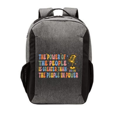 The People Of Power Is Greater Than The People In Power Vector Backpack