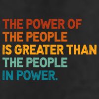 The People Of Power Is Greater Than The People In Power Cool Comfort Performance Bucket Hat