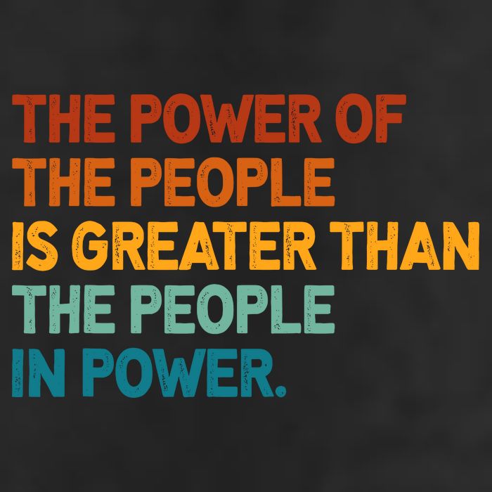 The People Of Power Is Greater Than The People In Power Cool Comfort Performance Bucket Hat