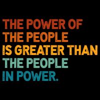 The People Of Power Is Greater Than The People In Power Sweatshirt