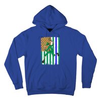 Tennis Police Officer Cop Irish Usa Flag St Patrick's Day Gift Hoodie