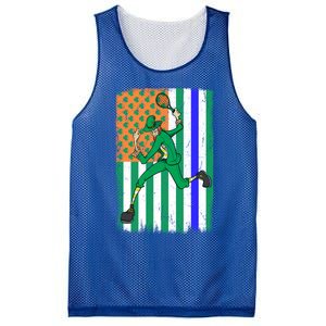 Tennis Police Officer Cop Irish Usa Flag St Patrick's Day Gift Mesh Reversible Basketball Jersey Tank