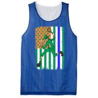 Tennis Police Officer Cop Irish Usa Flag St Patrick's Day Gift Mesh Reversible Basketball Jersey Tank