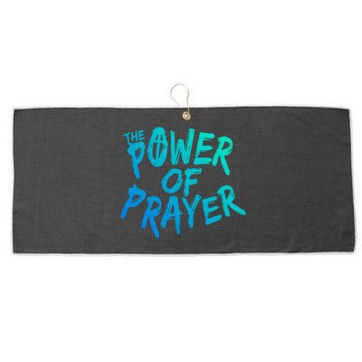 The Power Of Prayer Cool Gift National Day Of Prayer Event Gift Cute Gift Large Microfiber Waffle Golf Towel