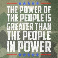  The Power Of The People Is Greater Than The People In Power V-Neck Legacy Tie Dye Trucker Hat