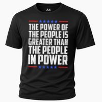  The Power Of The People Is Greater Than The People In Power V-Neck Performance Shirt