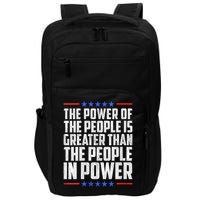 The Power Of The People Is Greater Than The People In Power V-Neck Impact Tech Backpack