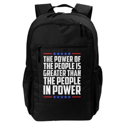  The Power Of The People Is Greater Than The People In Power V-Neck Backpack