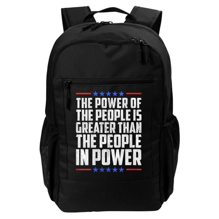  The Power Of The People Is Greater Than The People In Power V-Neck Backpack