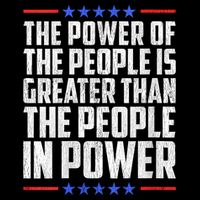  The Power Of The People Is Greater Than The People In Power V-Neck 16 in Basic Backpack