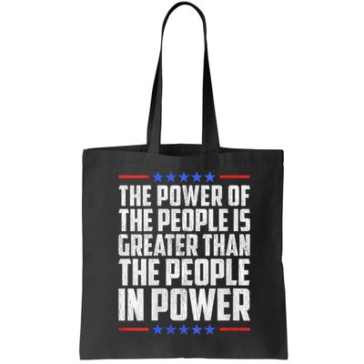  The Power Of The People Is Greater Than The People In Power V-Neck Bag
