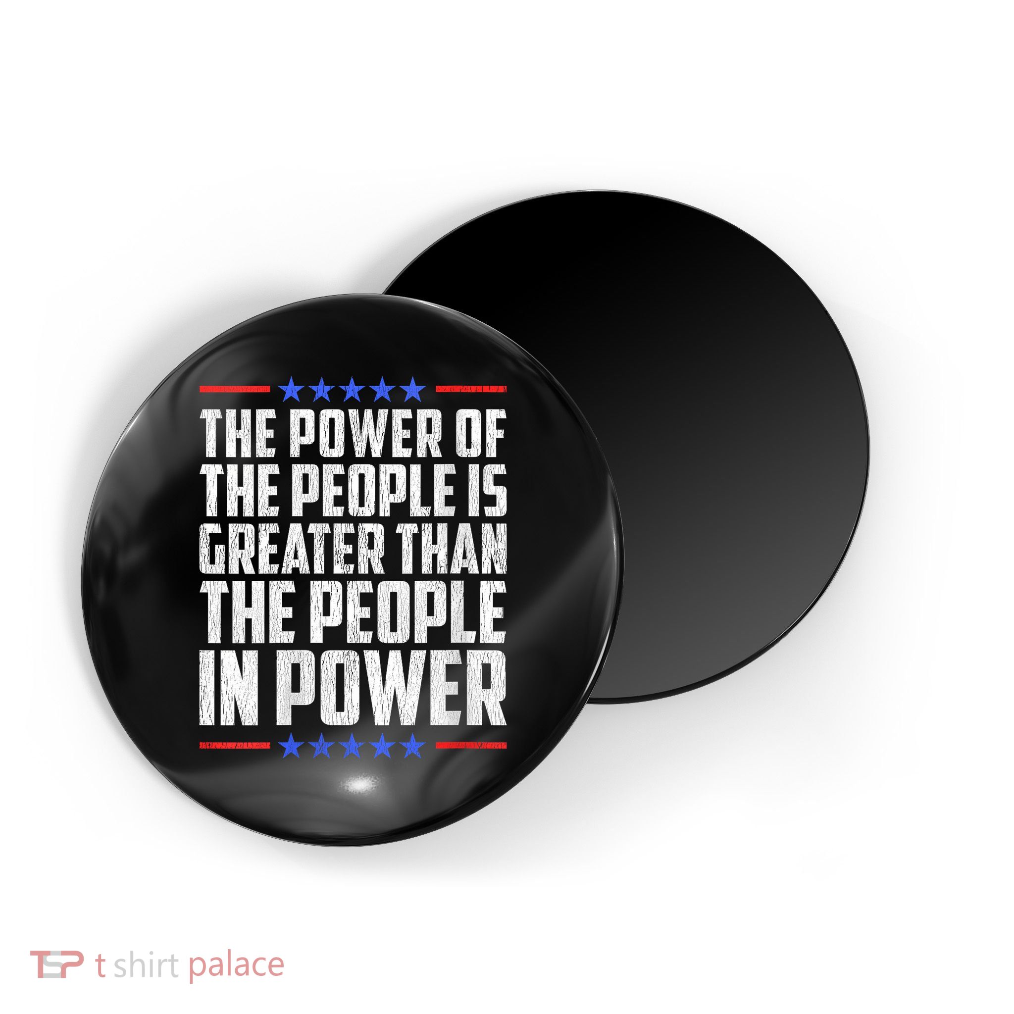  The Power Of The People Is Greater Than The People In Power V-Neck Magnet