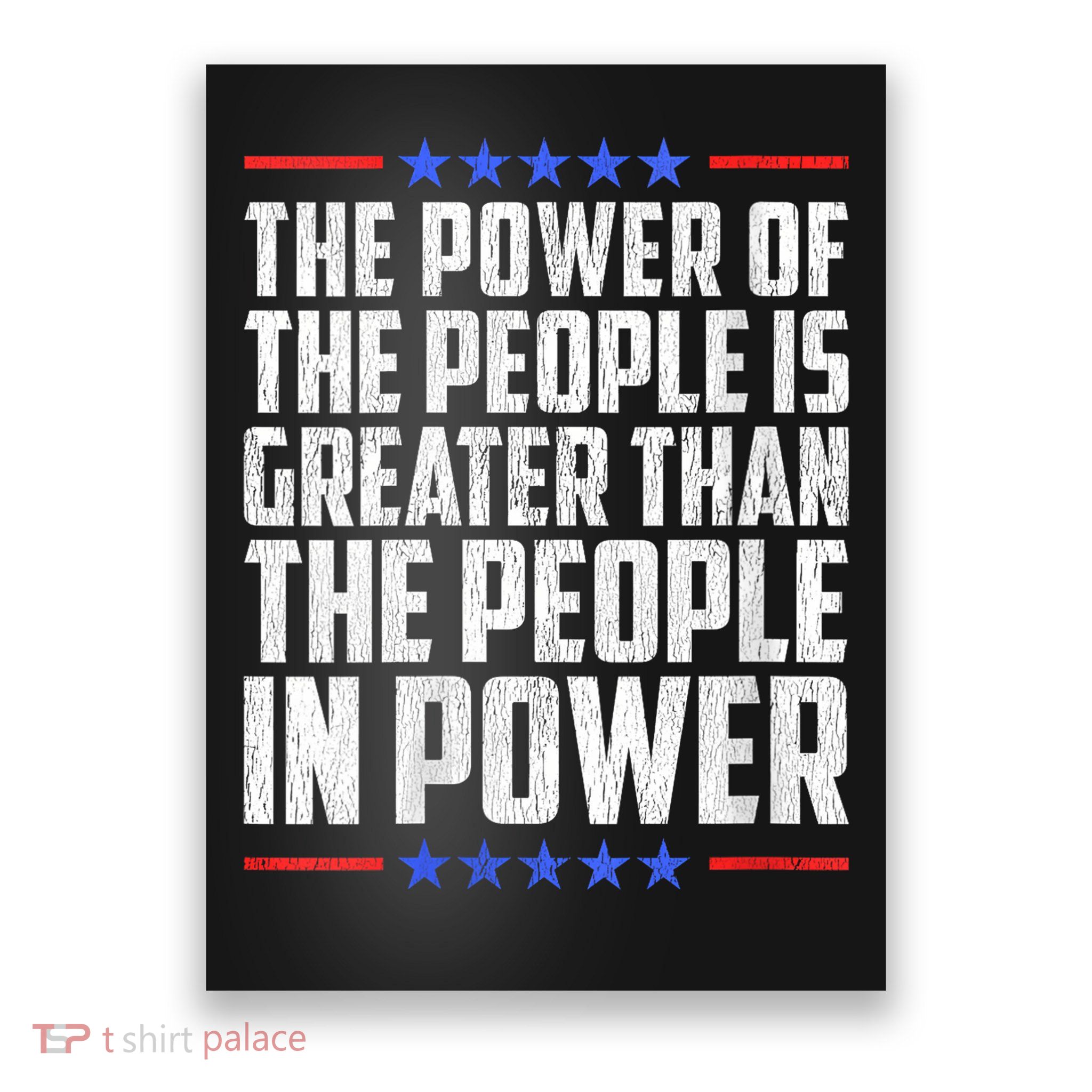  The Power Of The People Is Greater Than The People In Power V-Neck Poster
