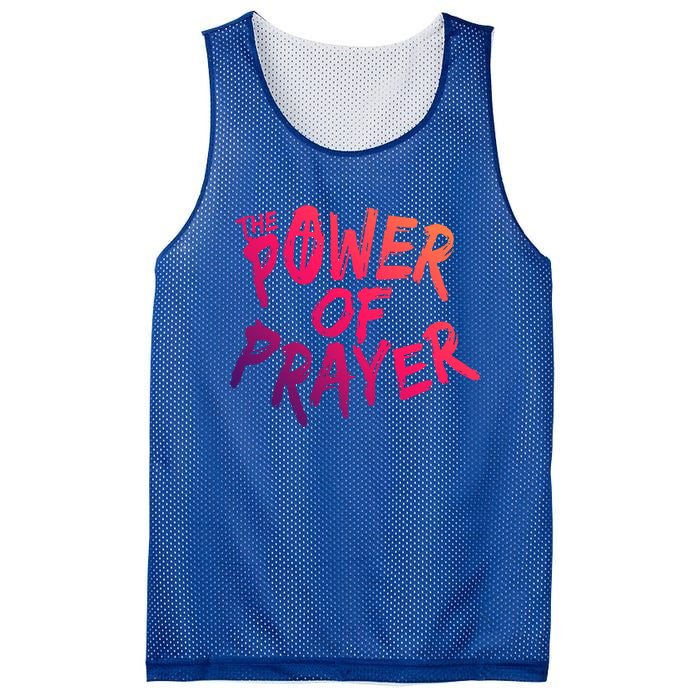 The Power Of Prayer Gift National Day Of Prayer Event Gift Meaningful Gift Mesh Reversible Basketball Jersey Tank