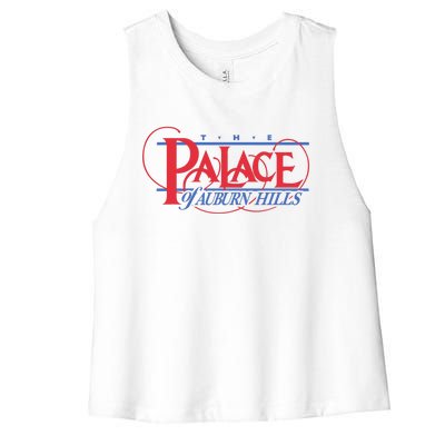 The Palace Of Auburn Hills Women's Racerback Cropped Tank