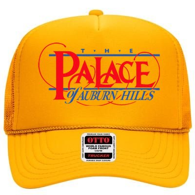 The Palace Of Auburn Hills High Crown Mesh Back Trucker Hat