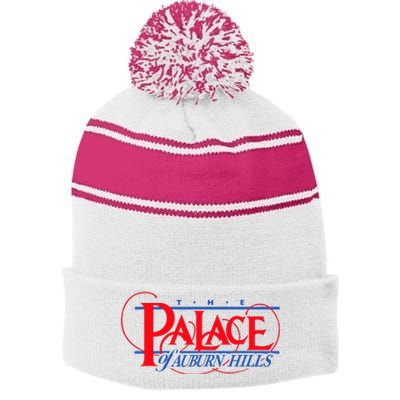 The Palace Of Auburn Hills Stripe Pom Pom Beanie