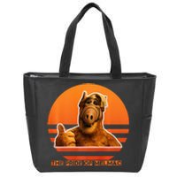 The Pride Of Melmac Alf Alien Vintage Zip Tote Bag