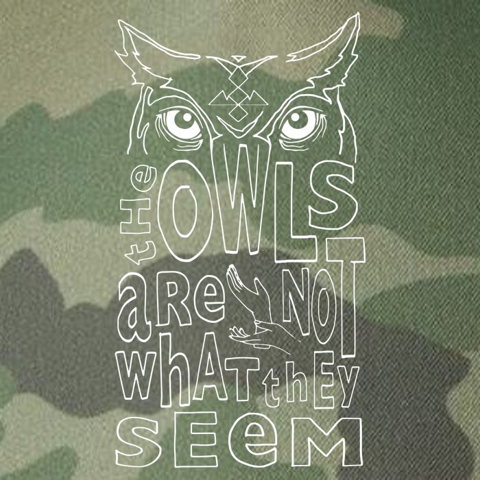Twin Peaks Owls Are Not What They Seem Graphic Legacy Tie Dye Trucker Hat