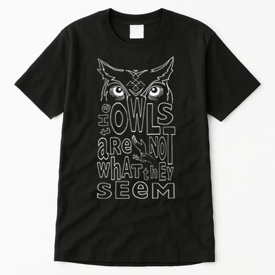 Twin Peaks Owls Are Not What They Seem Graphic Tall T-Shirt