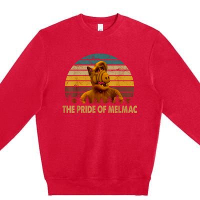 The Pride Of Melmac Alf Alien Vintage Premium Crewneck Sweatshirt