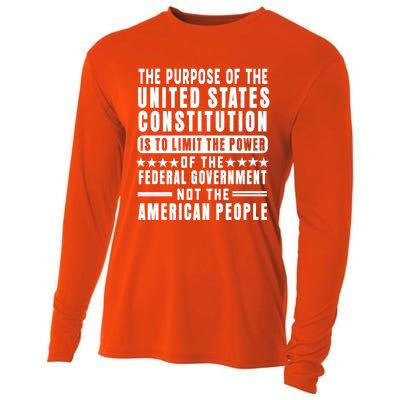 The Purpose Of The United States Constitution Is To Limit Gift Cooling Performance Long Sleeve Crew