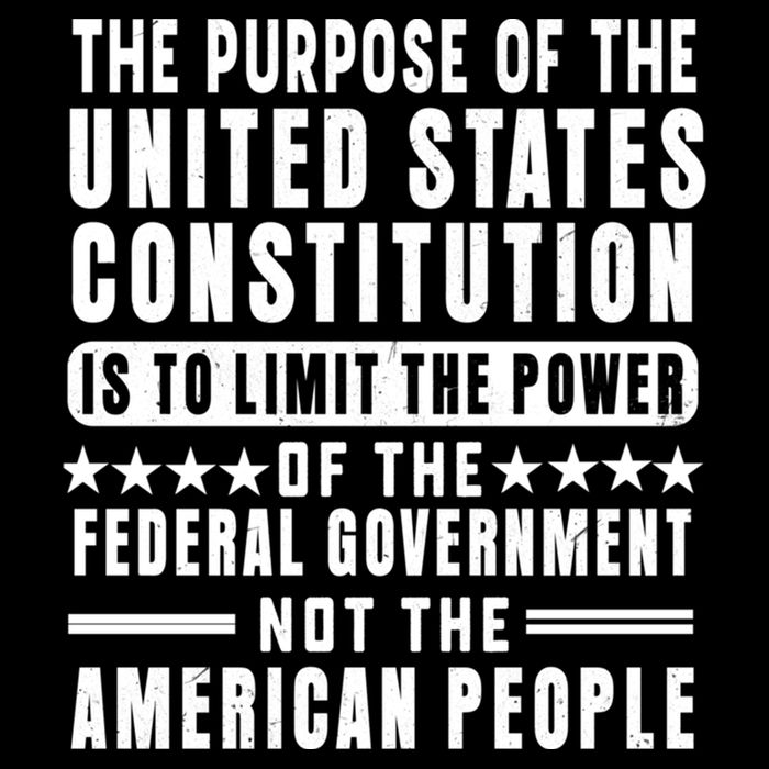 The Purpose Of The United States Constitution Is To Limit Gift Drawstring Bag