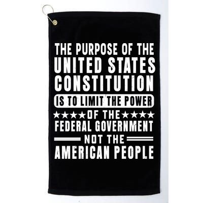 The Purpose Of The United States Constitution Is To Limit Gift Golf Towel