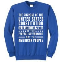 The Purpose Of The United States Constitution Is To Limit Gift Sweatshirt