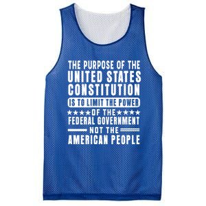 The Purpose Of The United States Constitution Is To Limit Gift Mesh Reversible Basketball Jersey Tank