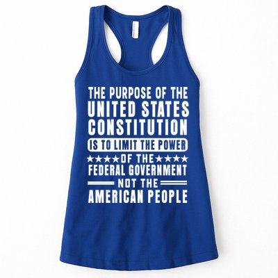The Purpose Of The United States Constitution Is To Limit Gift Womens Tank Top