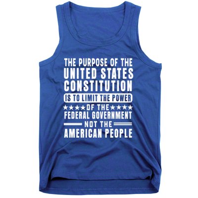 The Purpose Of The United States Constitution Is To Limit Gift Tank Top