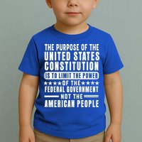 The Purpose Of The United States Constitution Is To Limit Gift Toddler T-Shirt
