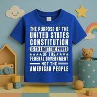 The Purpose Of The United States Constitution Is To Limit Gift Toddler T-Shirt