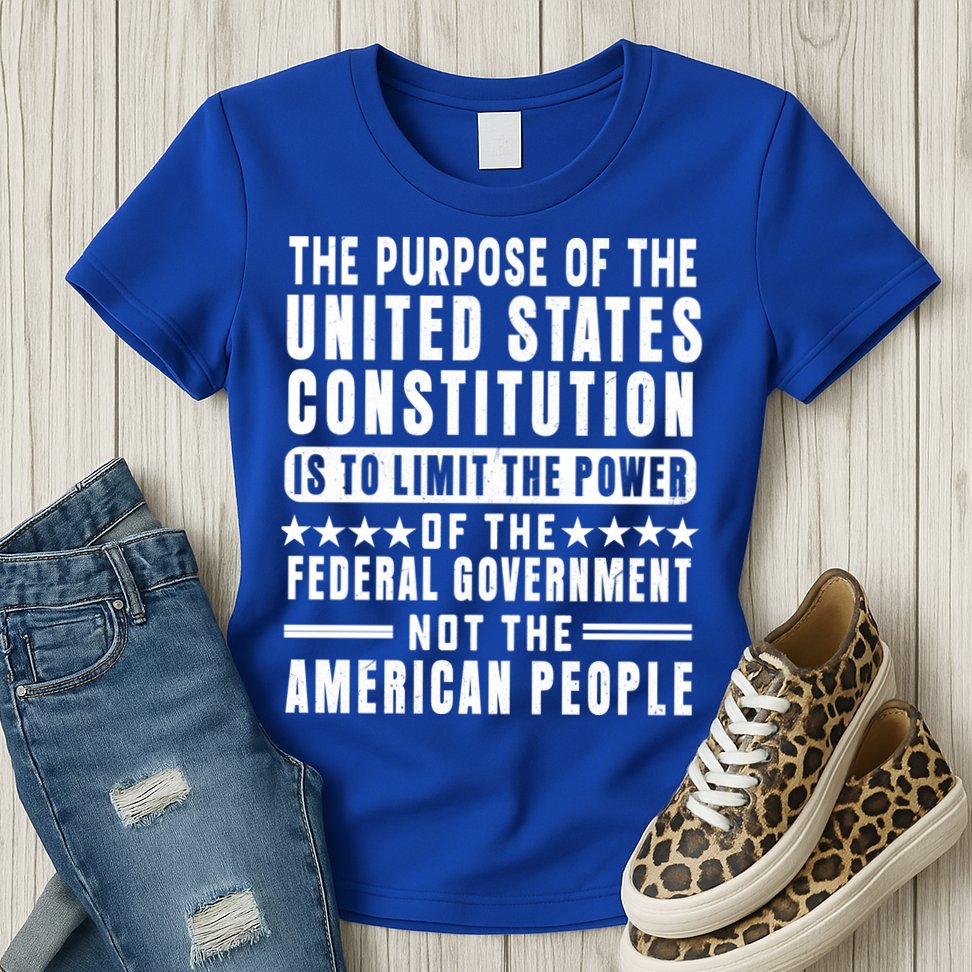 The Purpose Of The United States Constitution Is To Limit Gift Womens T-Shirt