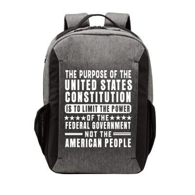The Purpose Of The United States Constitution Is To Limit Gift Vector Backpack