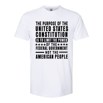 The Purpose Of The United States Constitution Is To Limit Gift Softstyle CVC T-Shirt