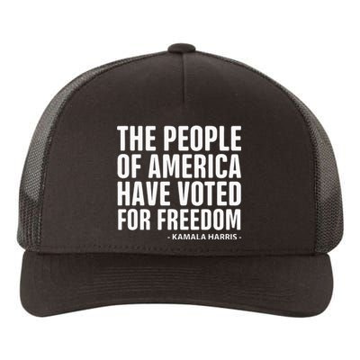 The People Of America Have Voted For Freedom Debate 2024 Yupoong Adult 5-Panel Trucker Hat