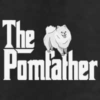 The Pomfather - Pom Father Funny Dog Dad Pomeranian Lover Adult Drive Performance Visor