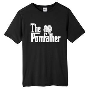 The Pomfather - Pom Father Funny Dog Dad Pomeranian Lover Tall Fusion ChromaSoft Performance T-Shirt