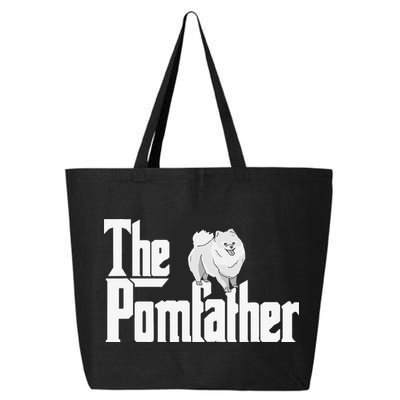 The Pomfather - Pom Father Funny Dog Dad Pomeranian Lover 25L Jumbo Tote