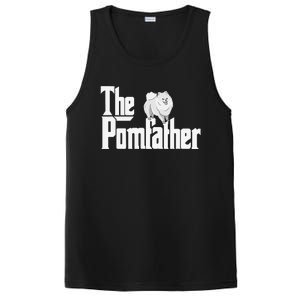 The Pomfather - Pom Father Funny Dog Dad Pomeranian Lover PosiCharge Competitor Tank