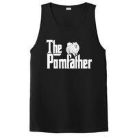 The Pomfather - Pom Father Funny Dog Dad Pomeranian Lover PosiCharge Competitor Tank