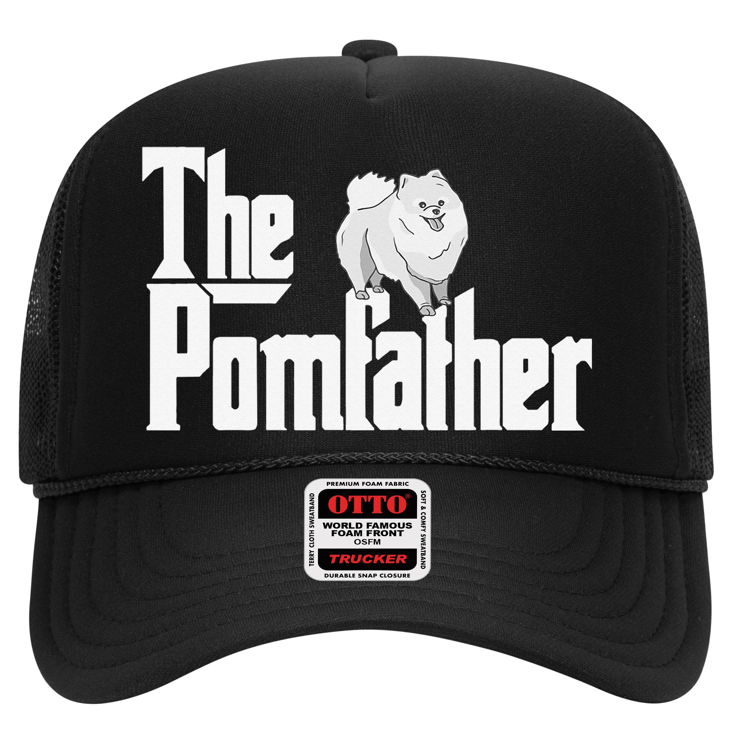 The Pomfather - Pom Father Funny Dog Dad Pomeranian Lover Hat