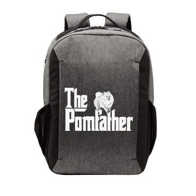The Pomfather - Pom Father Funny Dog Dad Pomeranian Lover Vector Backpack