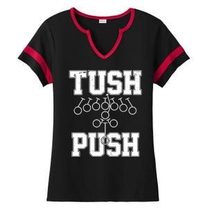 Tush Push Philadelphia Football Ladies Halftime Notch Neck Tee